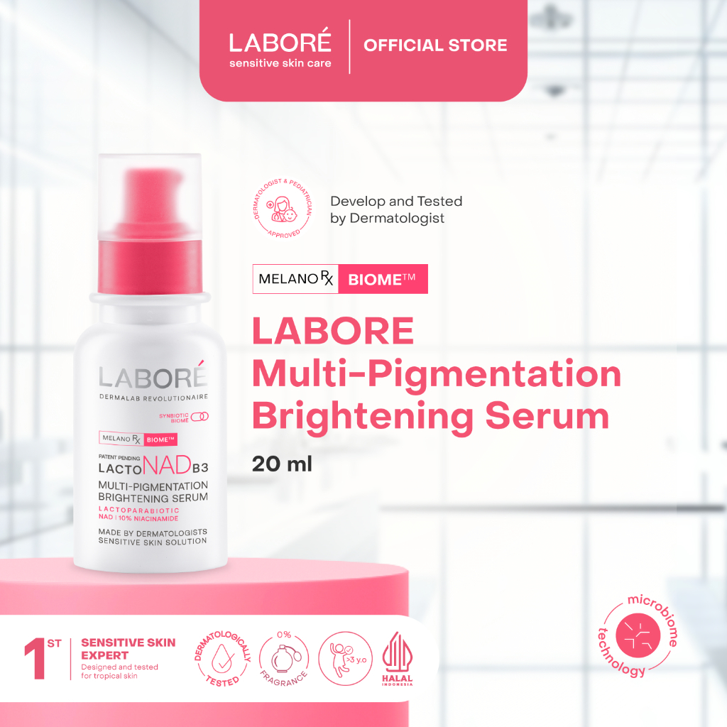 labore multi pigmentation brightening serum 20ml/serum wajah labore multi pigmentation brightening serum 20ml/serum wajah
