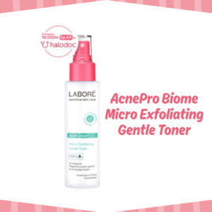 labore sensitive skin care acnepro biome micro exfoliating gentle toner 100ml/toner eksfoliasi wajah