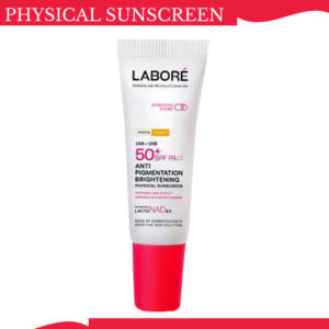 labore anti pigmentation brightening physical sunscreen with spf 50+ pa++++ 10ml/tabir surya