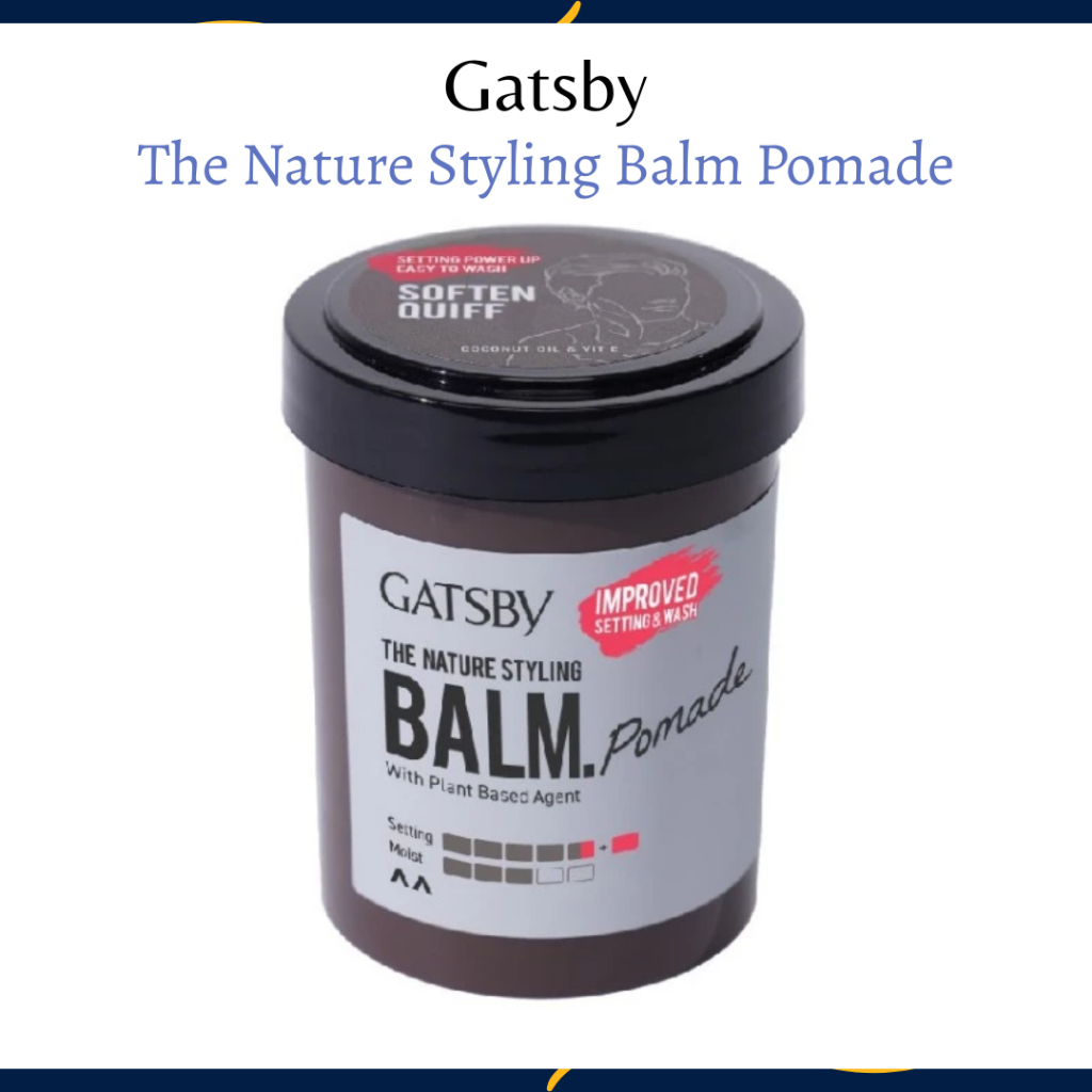 gatsby the nature styling balm pomade 70g/pomade rambut gatsby the nature styling balm pomade 70g/pomade rambut