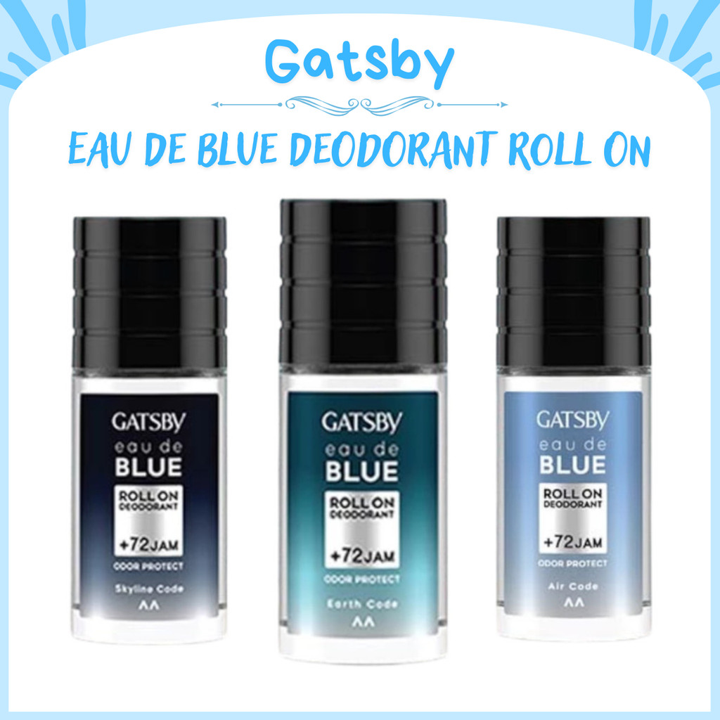 gatsby eau de blue deodorant roll on 50ml gatsby eau de blue deodorant roll on 50ml