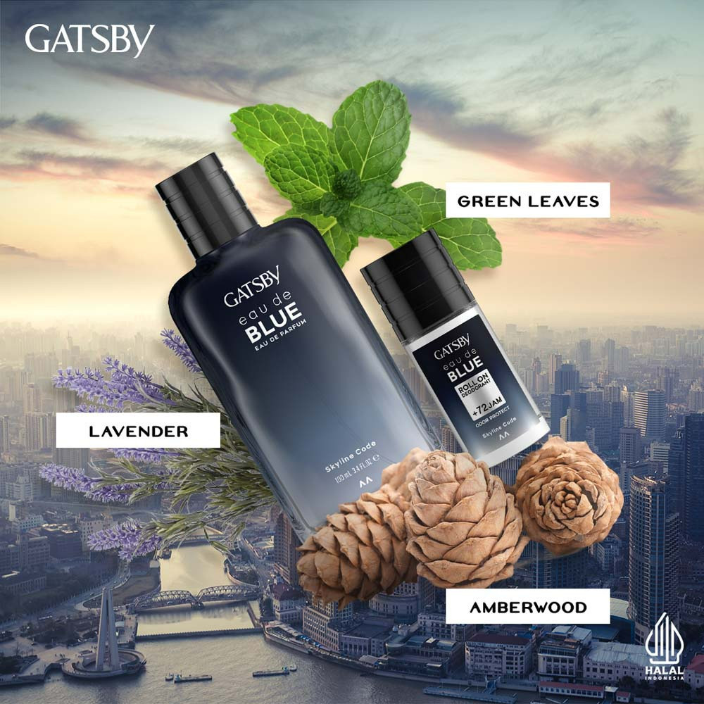 gatsby eau de blue deodorant roll on 50ml gatsby eau de blue deodorant roll on 50ml