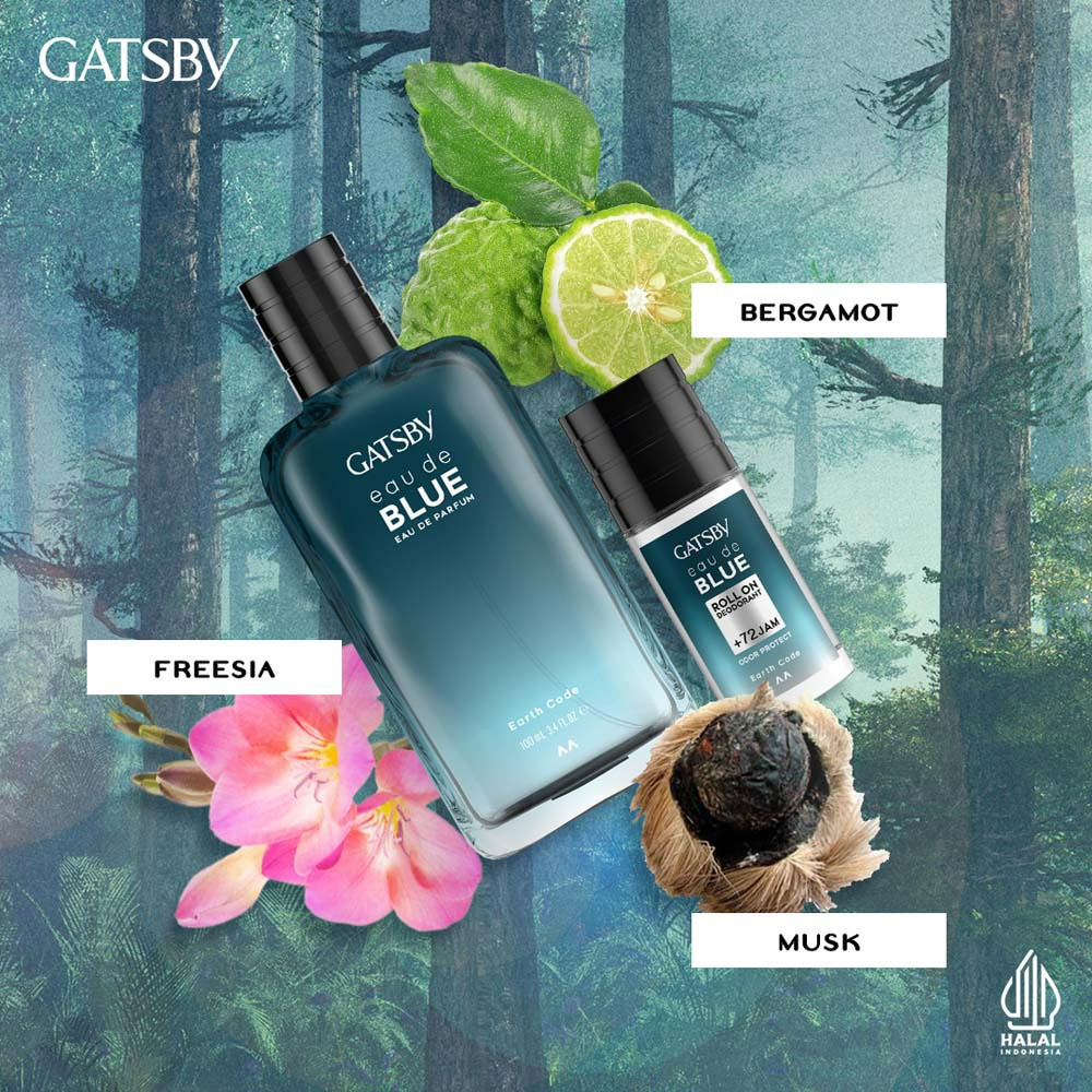 gatsby eau de blue deodorant roll on 50ml gatsby eau de blue deodorant roll on 50ml