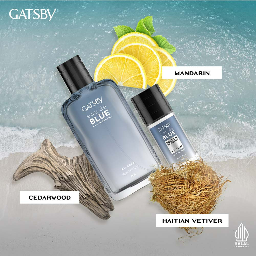 gatsby eau de blue deodorant roll on 50ml gatsby eau de blue deodorant roll on 50ml