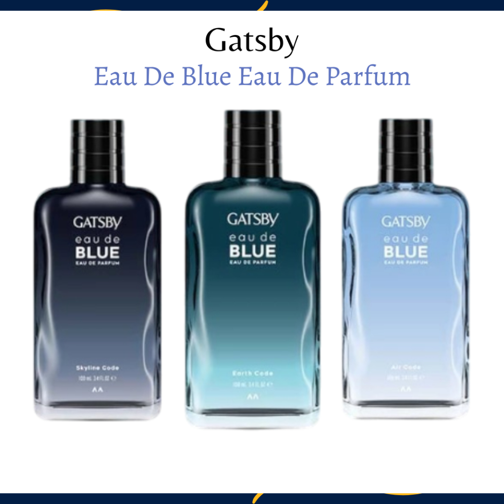 gatsby eau de blue parfum 100ml/parfum pria gatsby eau de blue parfum 100ml/parfum pria