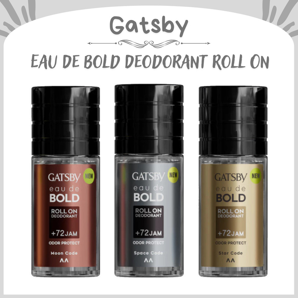 gatsby eau de bold deodorant roll on 50ml gatsby eau de bold deodorant roll on 50ml