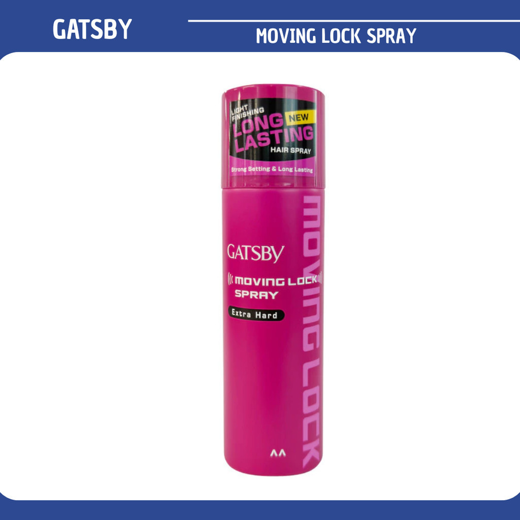 gatsby moving lock spray extra hard 170g/spray rambut gatsby moving lock spray extra hard 170g/spray rambut