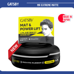 gatsby moving rubber extreme mat 80g/pomade rambut