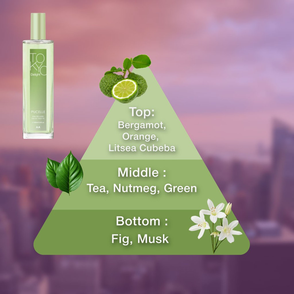 pucelle eau de luxe eau de toilette 100ml/parfum wanita pucelle eau de luxe eau de toilette 100ml/parfum wanita
