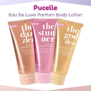 pucelle eau de luxe parfum body lotion 160ml/losion tubuh