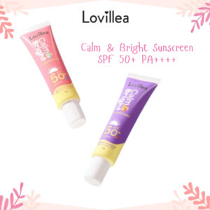 lovillea calm and bright sunscreen spf 50+ pa++++ 30g/tabir surya