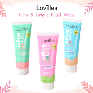 lovillea calm and bright facial wash 100g/pembersih wajah