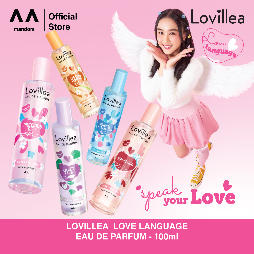 lovillea love language eau de parfum 100ml/parfum wanita lovillea love language eau de parfum 100ml/parfum wanita