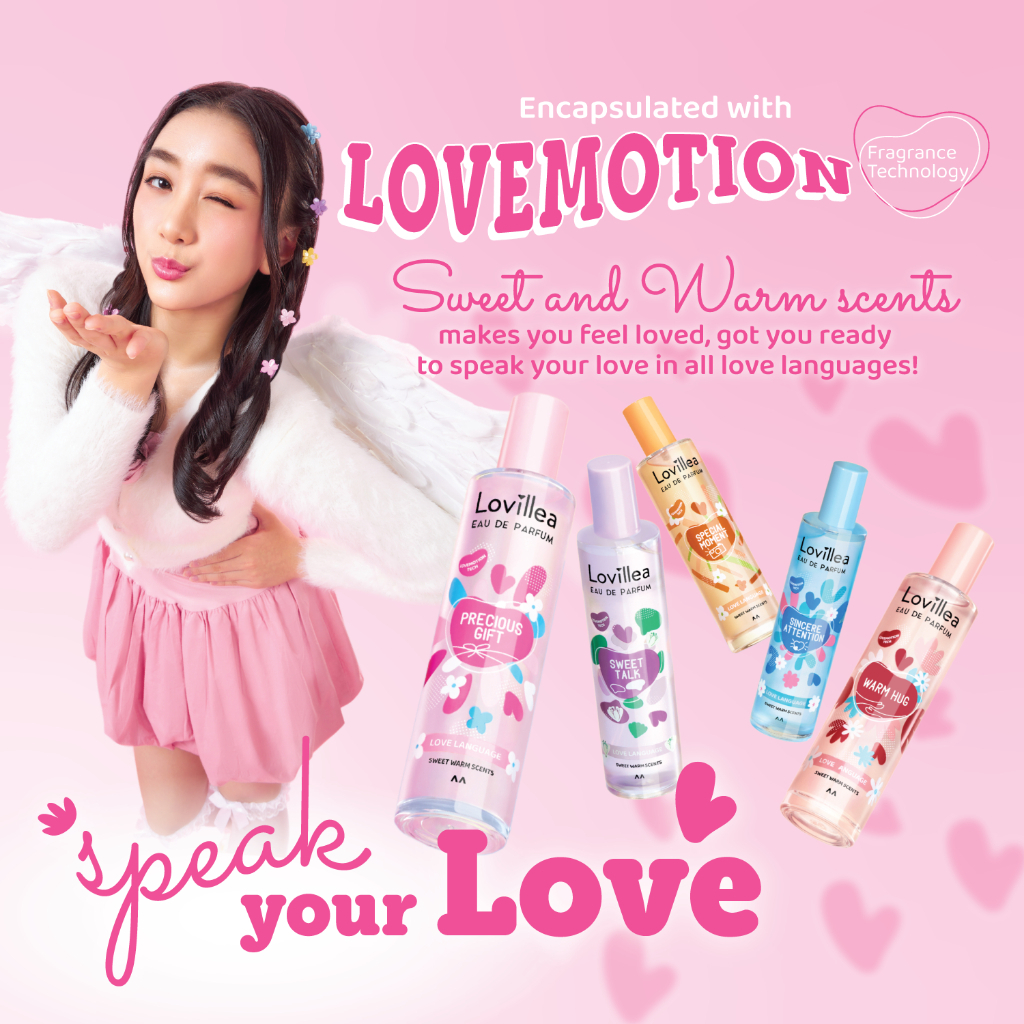 lovillea love language eau de parfum 100ml/parfum wanita lovillea love language eau de parfum 100ml/parfum wanita