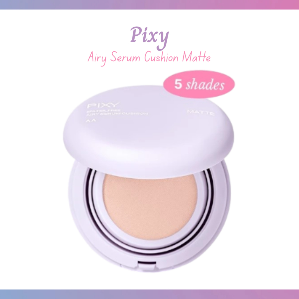 pixy airy serum cushion matte 15g/alas bedak pixy airy serum cushion matte 15g/alas bedak