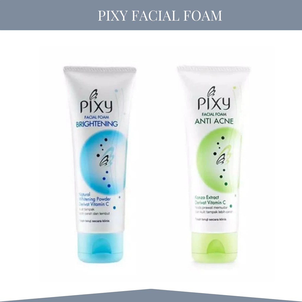 pixy facial foam 40g and 100g/pembersih wajah pixy facial foam 40g and 100g/pembersih wajah