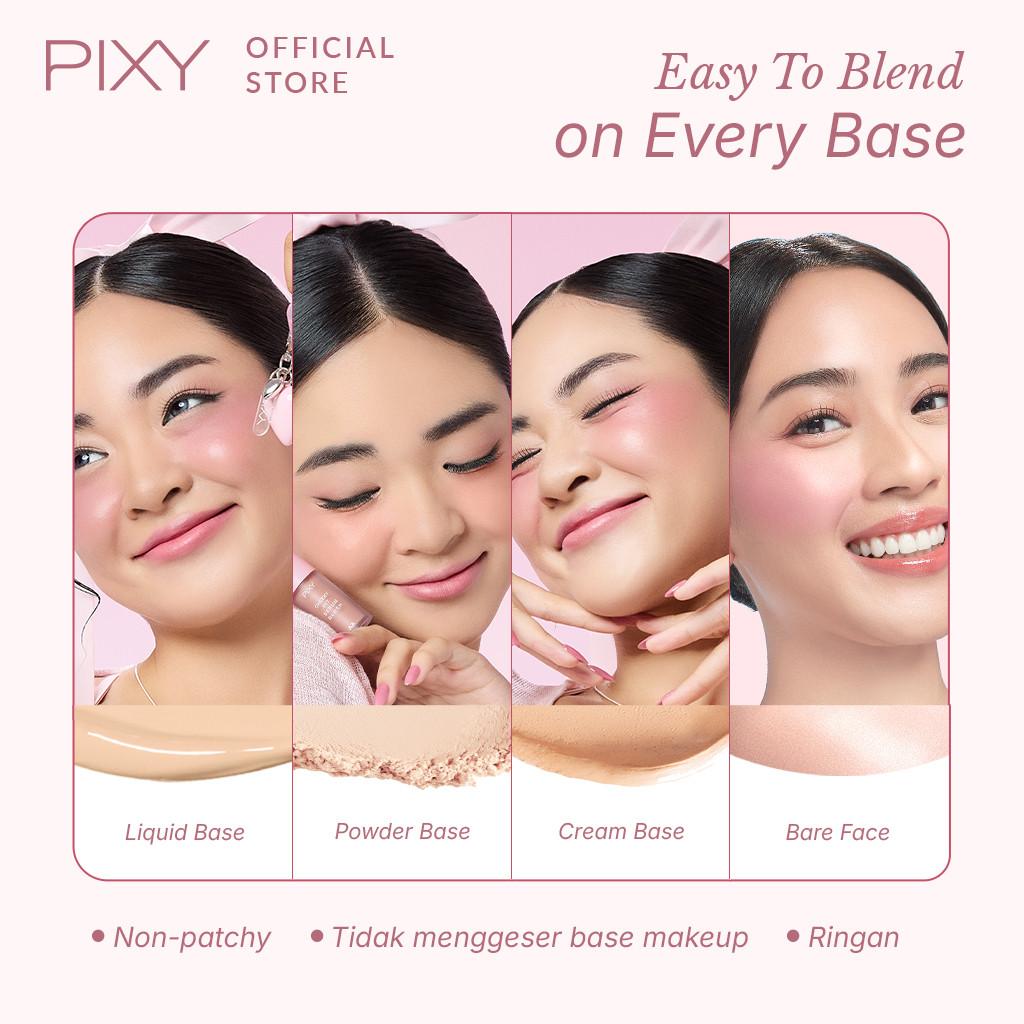 pixy cheeky fit serum blush 3.5ml/perona pipi pixy cheeky fit serum blush 3.5ml/perona pipi