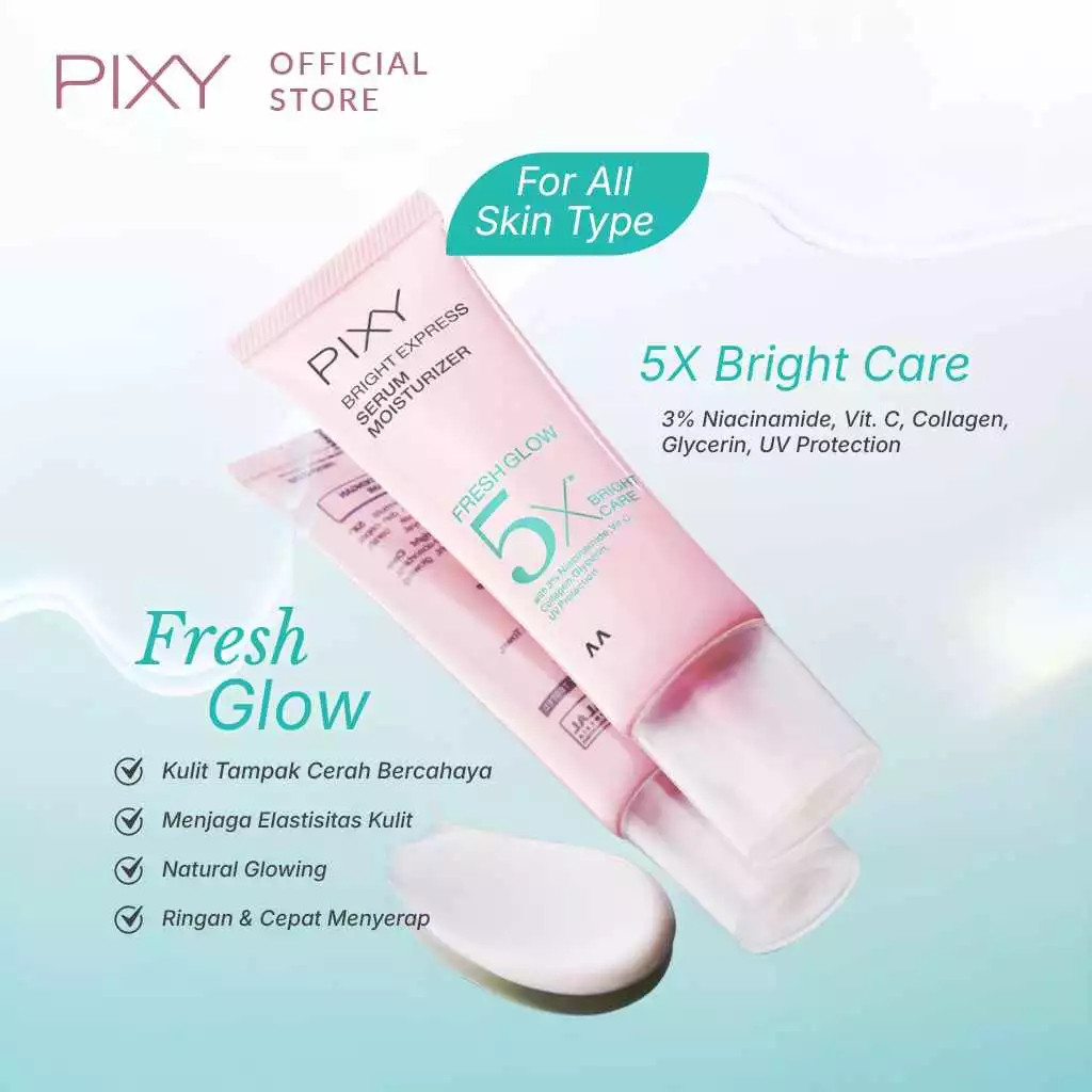 pixy bright express serum moisturizer 20g/pelembab wajah pixy bright express serum moisturizer 20g/pelembab wajah