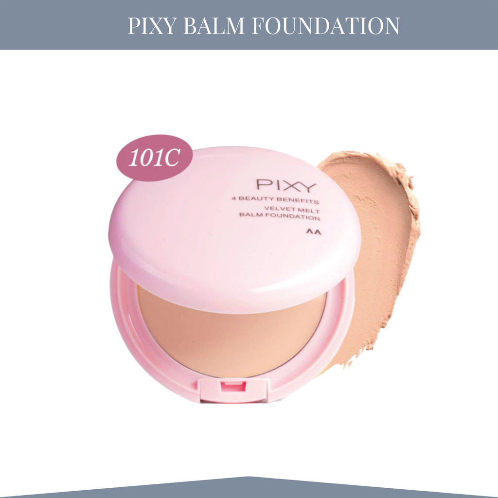pixy 4 beauty benefits velvet melt balm foundation 8g/alas bedak pixy 4 beauty benefits velvet melt balm foundation 8g/alas bedak