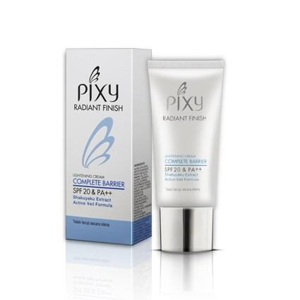 pixy radiant finish lightening cream complete barrier spf 20 pa++ 50g/pelembab wajah pixy radiant finish lightening cream complete barrier spf 20 pa++ 50g/pelembab wajah