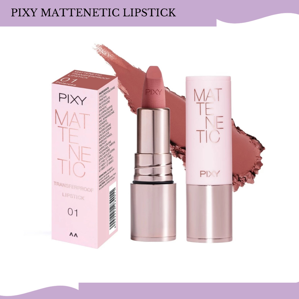 pixy mattenetic transferproof lipstick 3g/lip cream pixy mattenetic transferproof lipstick 3g/lip cream
