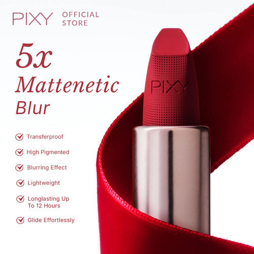 pixy mattenetic transferproof lipstick 3g/lip cream pixy mattenetic transferproof lipstick 3g/lip cream