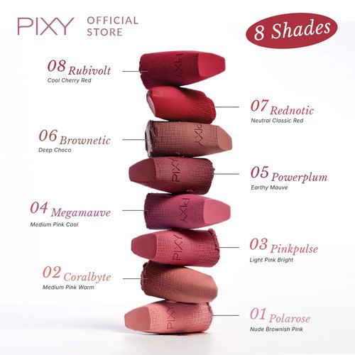 pixy mattenetic transferproof lipstick 3g/lip cream pixy mattenetic transferproof lipstick 3g/lip cream