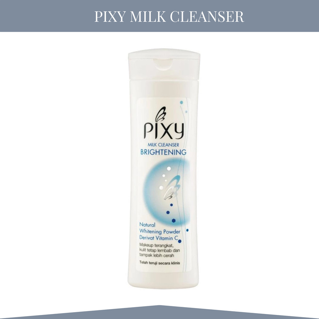 pixy milk cleanser brightening 100ml/pembersih wajah pixy milk cleanser brightening 100ml/pembersih wajah