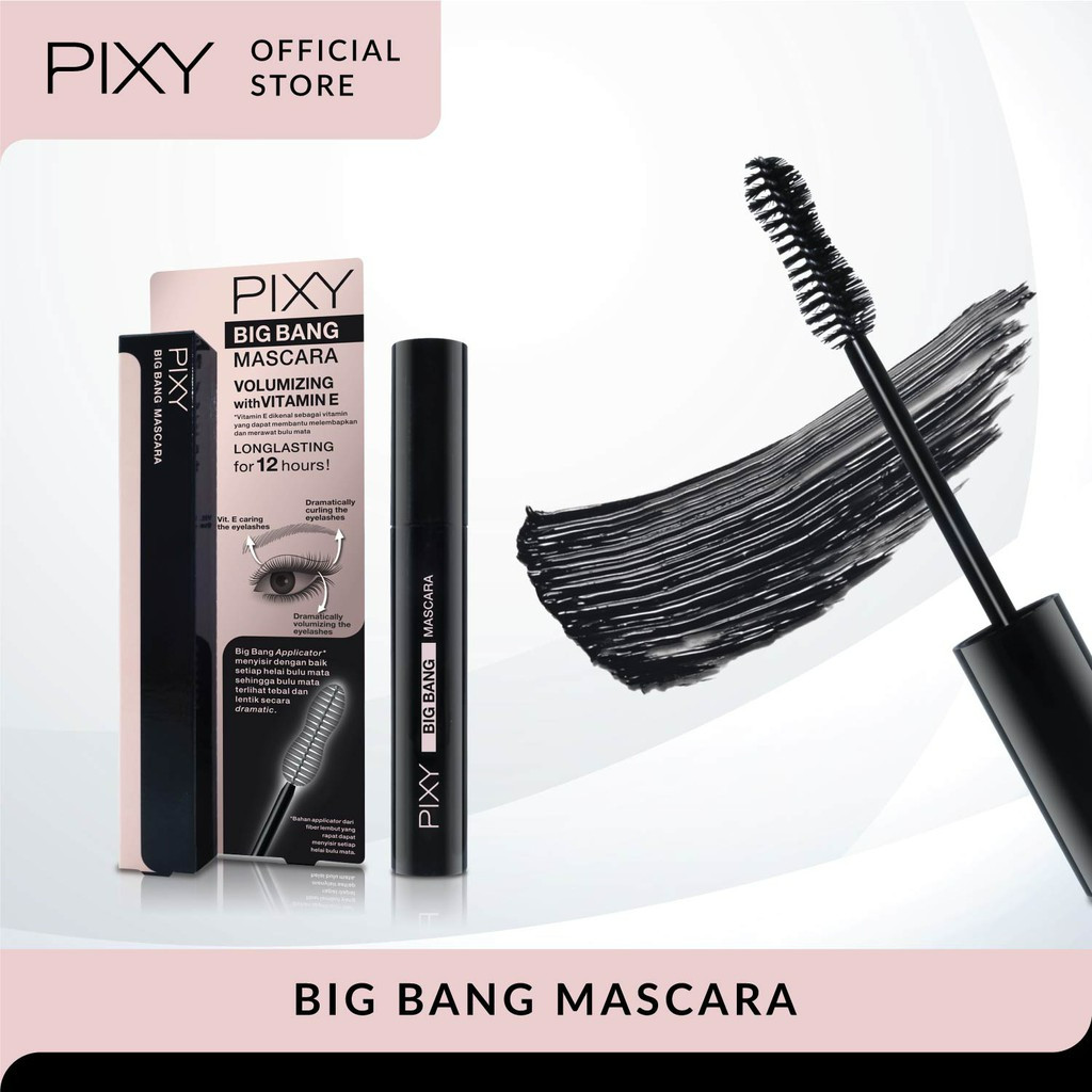 pixy big bang mascara volumizing with vitamin e 10g/maskara pixy big bang mascara volumizing with vitamin e 10g/maskara