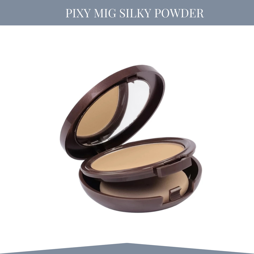 pixy make it glow silky powder 10g/bedak padat pixy make it glow silky powder 10g/bedak padat