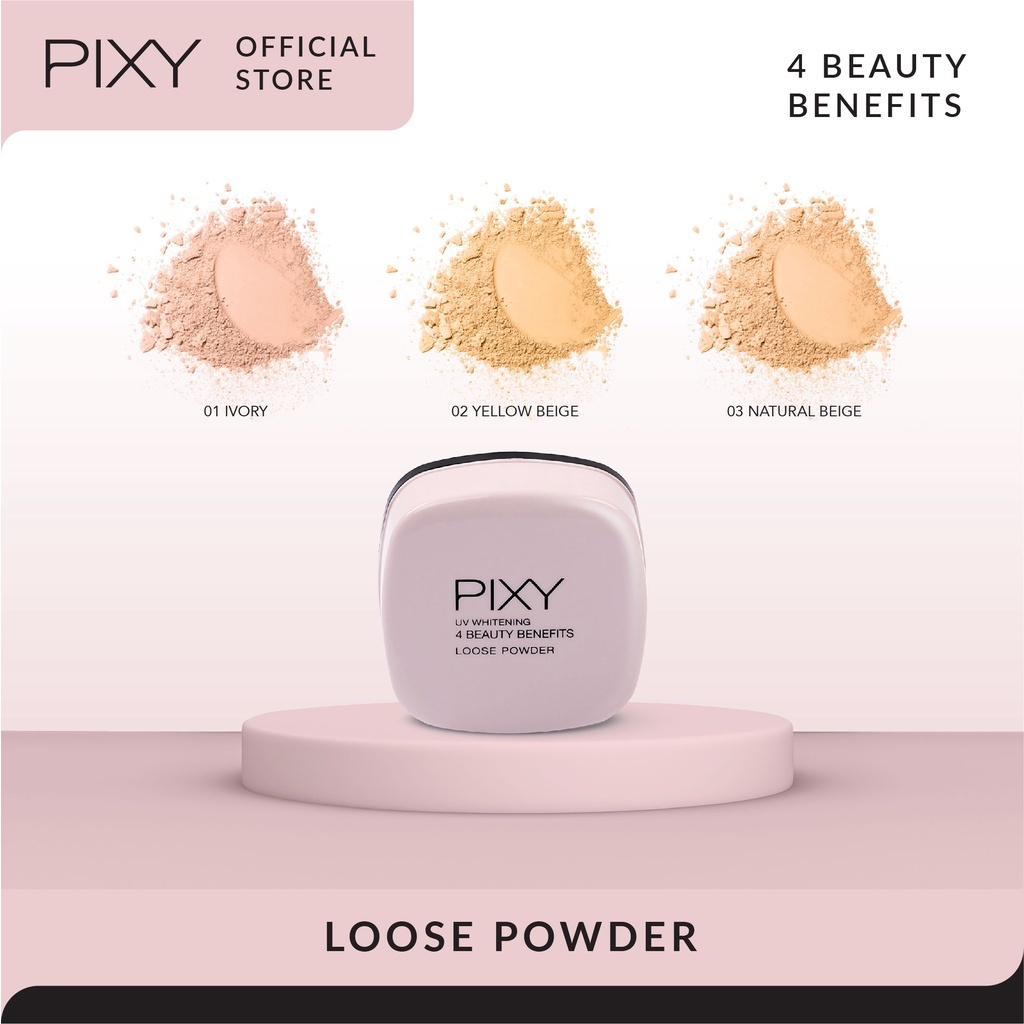 pixy loose powder 4 beauty benefits 12g/bedak tabur pixy loose powder 4 beauty benefits 12g/bedak tabur