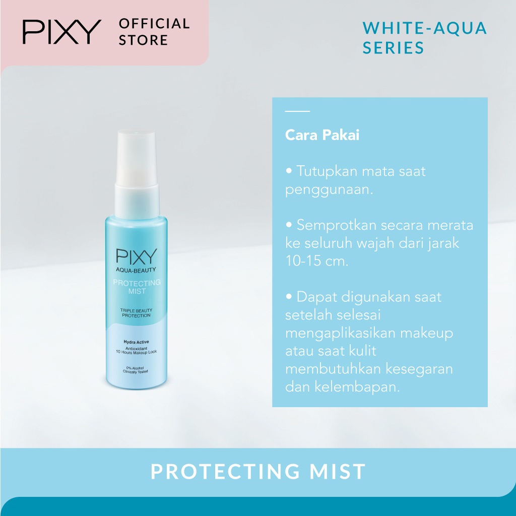 pixy aqua beauty protecting mist 60ml/setting spray pixy aqua beauty protecting mist 60ml/setting spray
