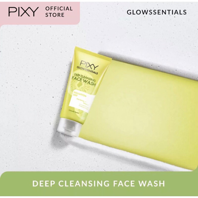 pixy glowssentials deep cleansing face wash 60g/pembersih wajah pixy glowssentials deep cleansing face wash 60g/pembersih wajah