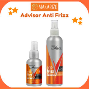 makarizo advisor anti frizz and detangling care spray 70ml and 240ml/vitamin rambut