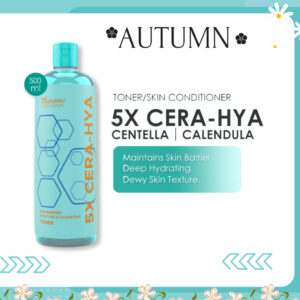 autumn 5x ceramide hyaluronic skin barrier moisture & hydrating toner 500ml