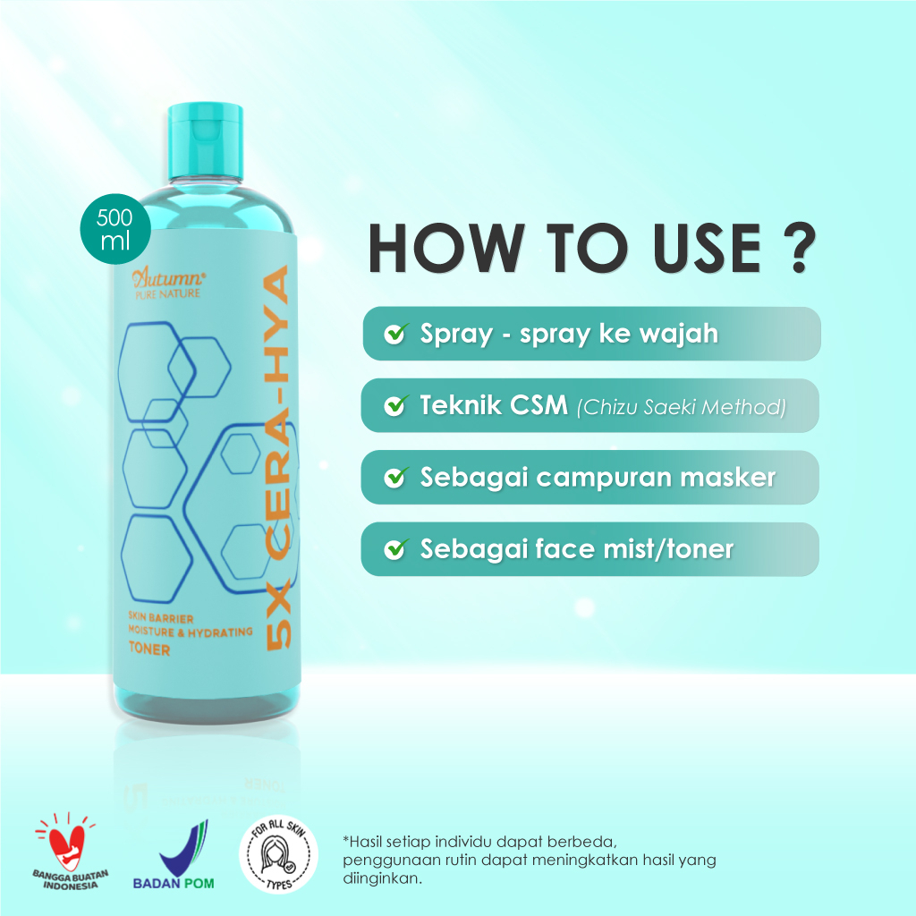 autumn 5x ceramide hyaluronic skin barrier moisture & hydrating toner 500ml autumn 5x ceramide hyaluronic skin barrier moisture & hydrating toner 500ml