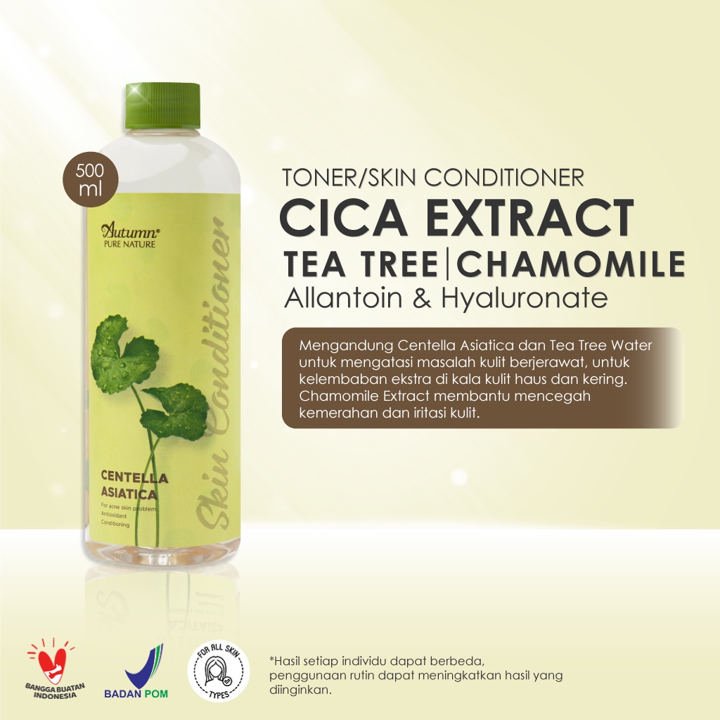 autumn skin conditioner with centella asiatica 500ml bpom autumn skin conditioner with centella asiatica 500ml bpom
