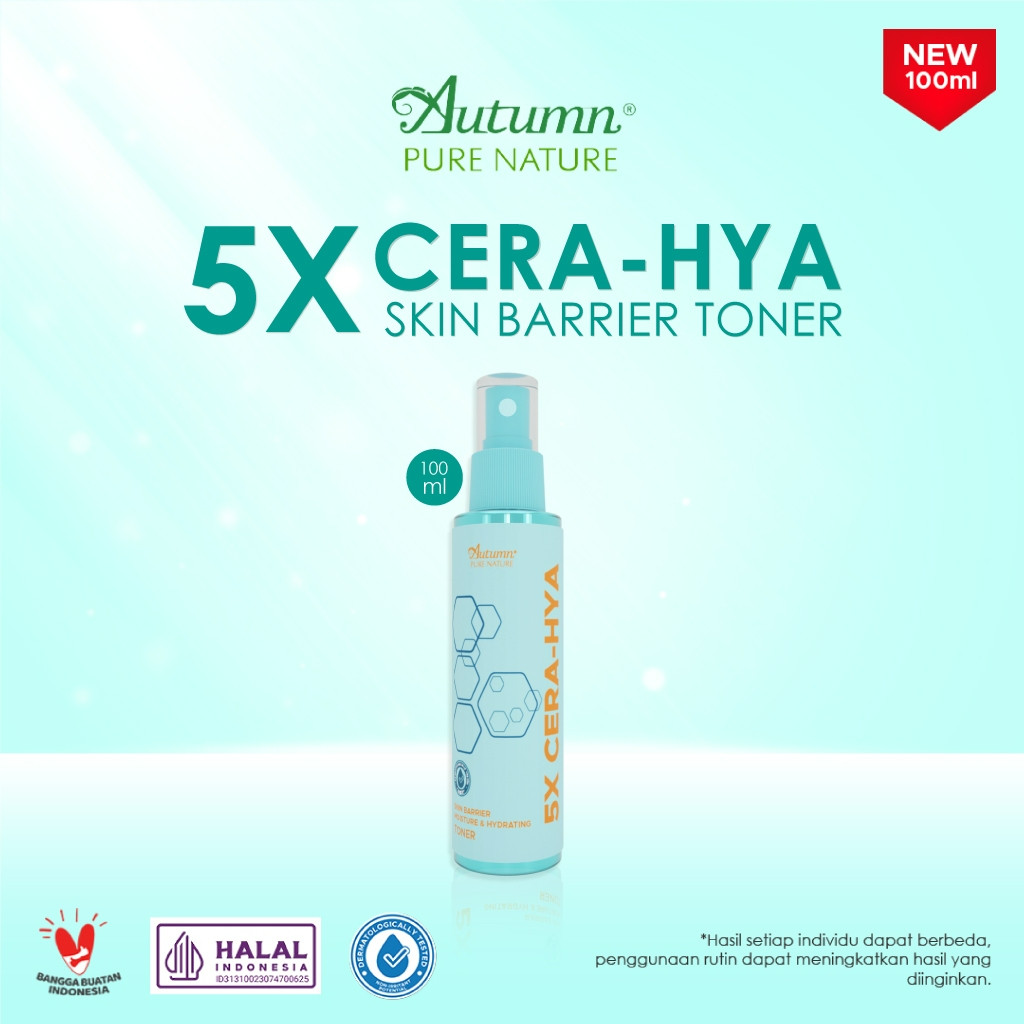 autumn 5x cera hya skin barrier moisture and hydrating toner 100ml/toner wajah dan badan autumn 5x cera hya skin barrier moisture and hydrating toner 100ml/toner wajah dan badan