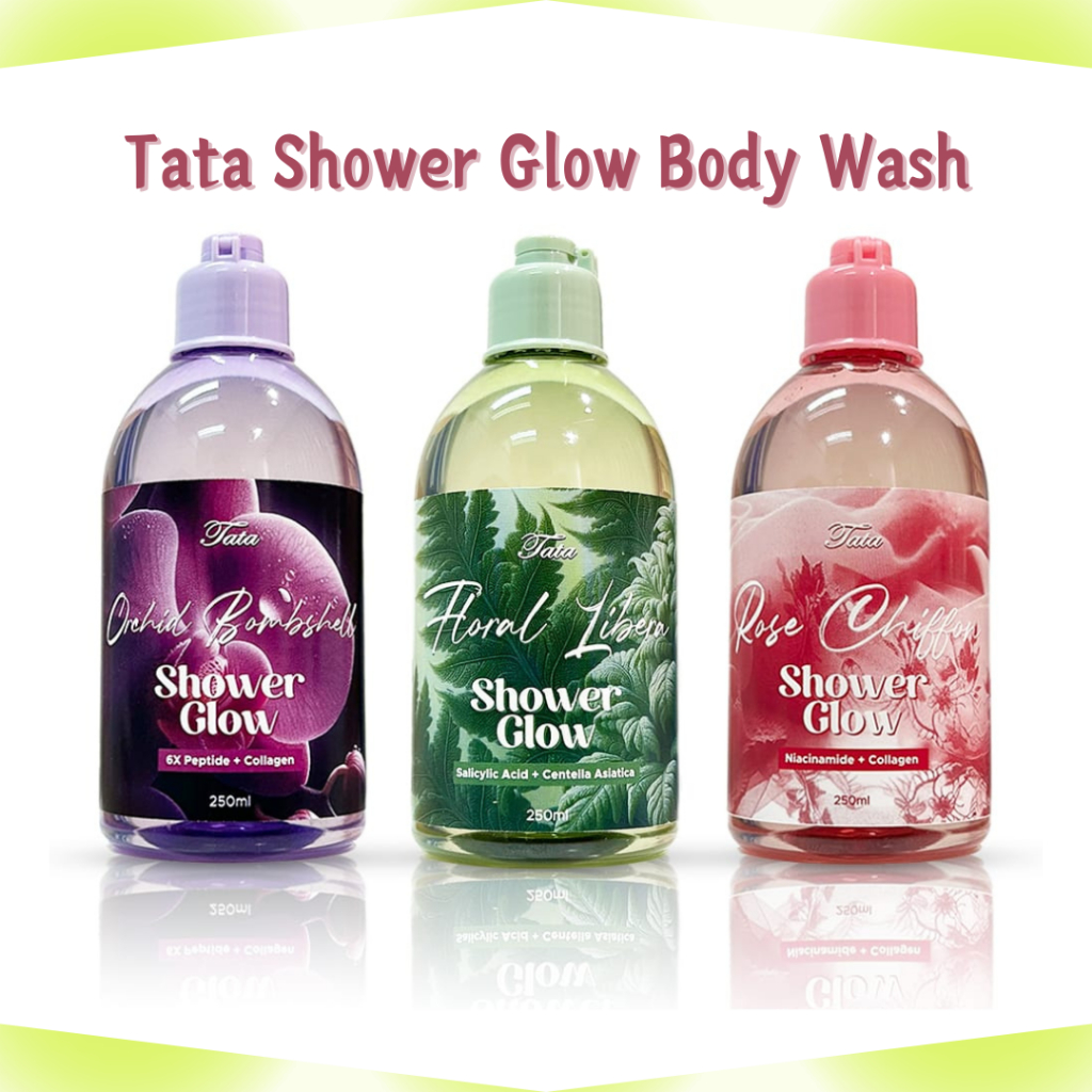 tata shower glow body wash 250ml/sabun mandi tata shower glow body wash 250ml/sabun mandi