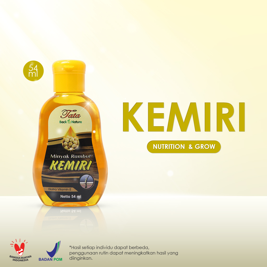 tata minyak rambut kemiri 54ml tata minyak rambut kemiri 54ml