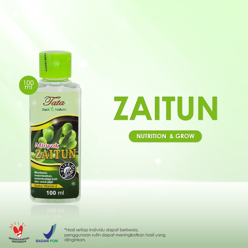 tata zaitun massage oil / minyak zaitun vitamin e bpom 100ml tata zaitun massage oil / minyak zaitun vitamin e bpom 100ml