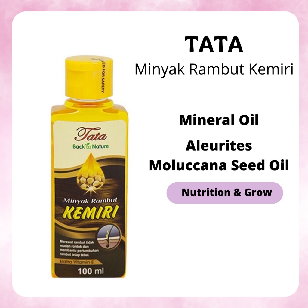 tata minyak rambut kemiri 100ml tata minyak rambut kemiri 100ml