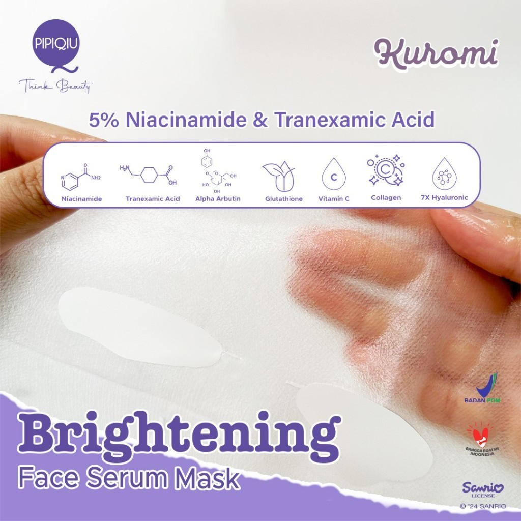 pipiqiu face serum mask 25g/acne calming and soothing/5x ceramide barrier/brightening/masker wajah pipiqiu face serum mask 25g/acne calming and soothing/5x ceramide barrier/brightening/masker wajah