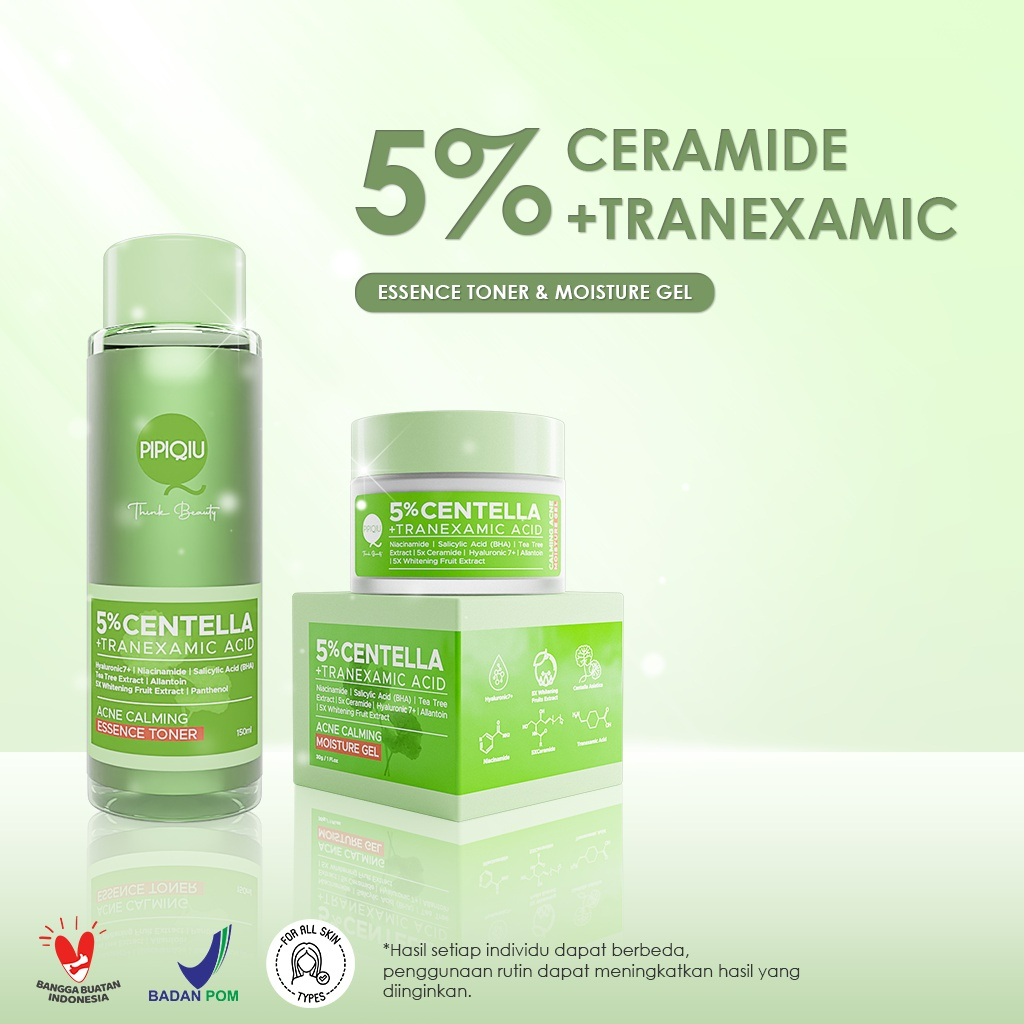 pipiqiu 5% centella acne calming moisture gel 30g / pelembab wajah pipiqiu 5% centella acne calming moisture gel 30g / pelembab wajah