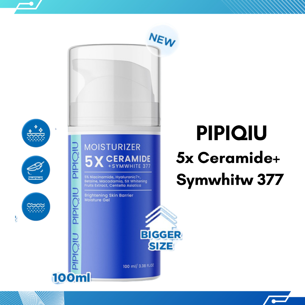 pipiqiu 5x ceramide symwhite moisture gel 100ml/pelembab wajah pipiqiu 5x ceramide symwhite moisture gel 100ml/pelembab wajah