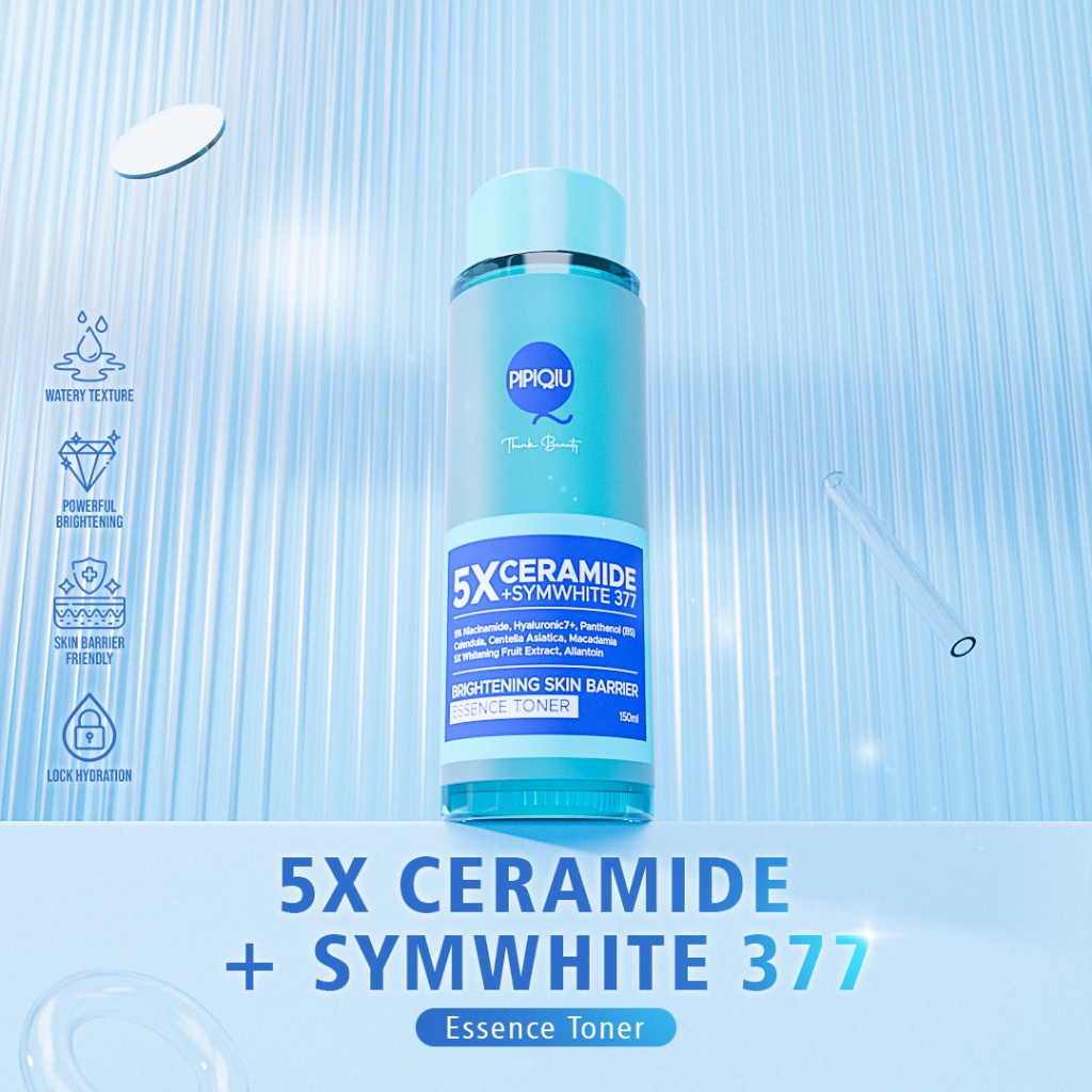 pipiqiu 5x ceramide symwhite 377 brightening skin barrier essence toner 150ml pipiqiu 5x ceramide symwhite 377 brightening skin barrier essence toner 150ml