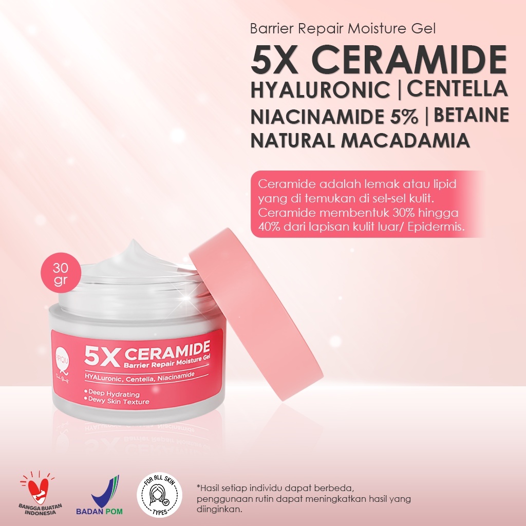 pipiqiu 5x ceramide barrier moisture gel 30gr/moisturizer hello kitty special edition/pelembab wajah pipiqiu 5x ceramide barrier moisture gel 30gr/moisturizer hello kitty special edition/pelembab wajah