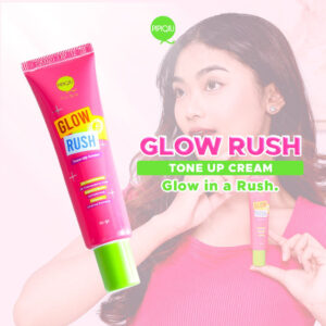 pipiqiu glow rush tone up cream with 5% niacinamide 30g/pelembab wajah
