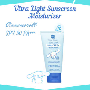 pipiqiu ultra light sunscreen moisturizer calming spf 30 pa+++ special cinnamoroll edition 30ml