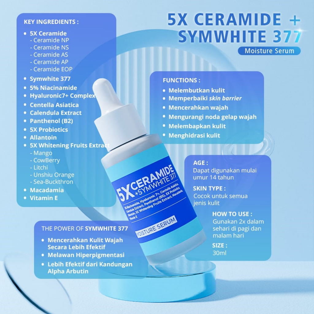 pipiqiu 5x ceramide symwhite 377 brightening skin barrier moisture serum 30ml pipiqiu 5x ceramide symwhite 377 brightening skin barrier moisture serum 30ml